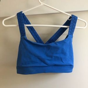 NWOT Lululemon Blue Sports Bra Size 4
